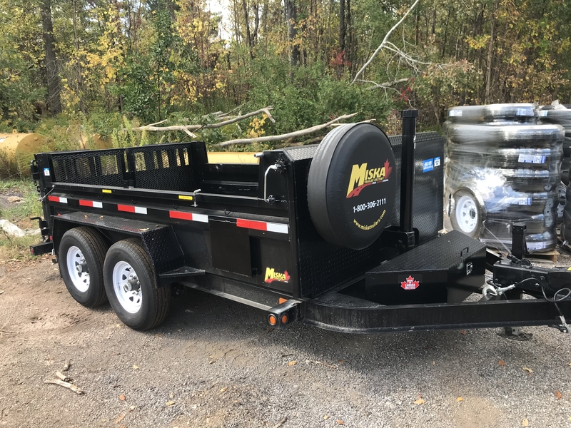 2024 Miska 7 Ton Contractor Dump Trailer